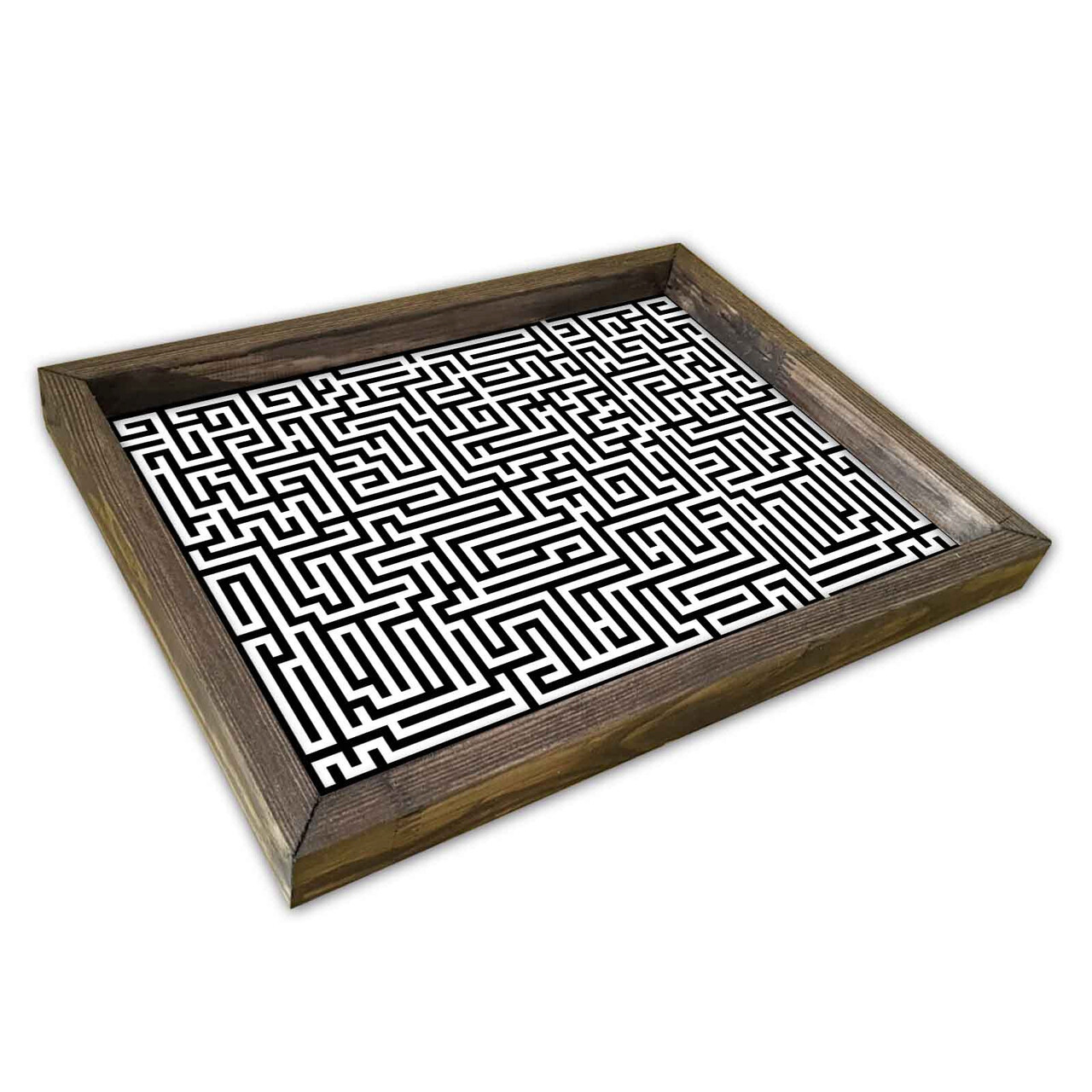 Tava pentru servire, AT-030, 30x40 cm, Multicolor - imagine 3